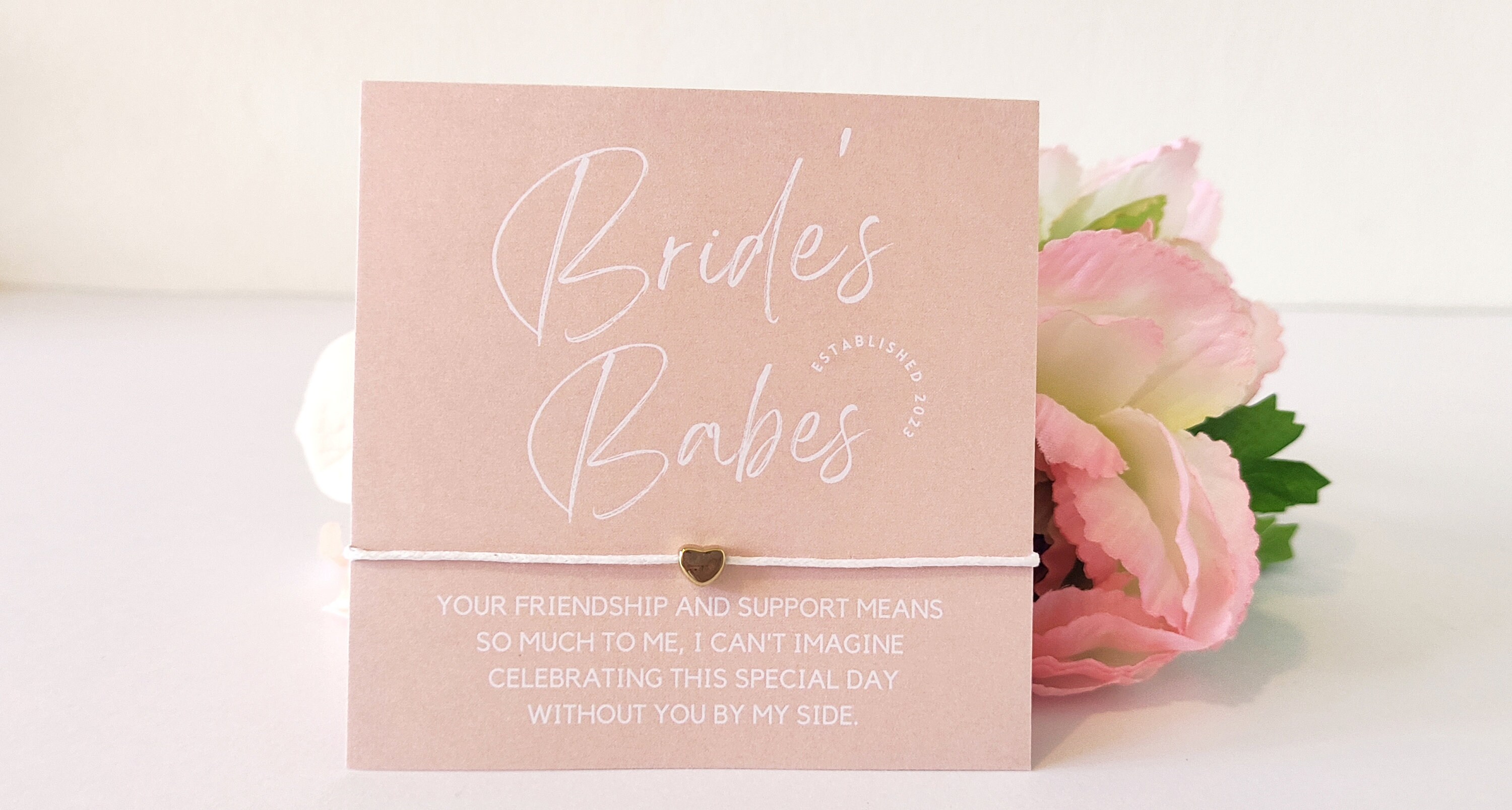 Bride’s Babes Personalized Bracelet Favor