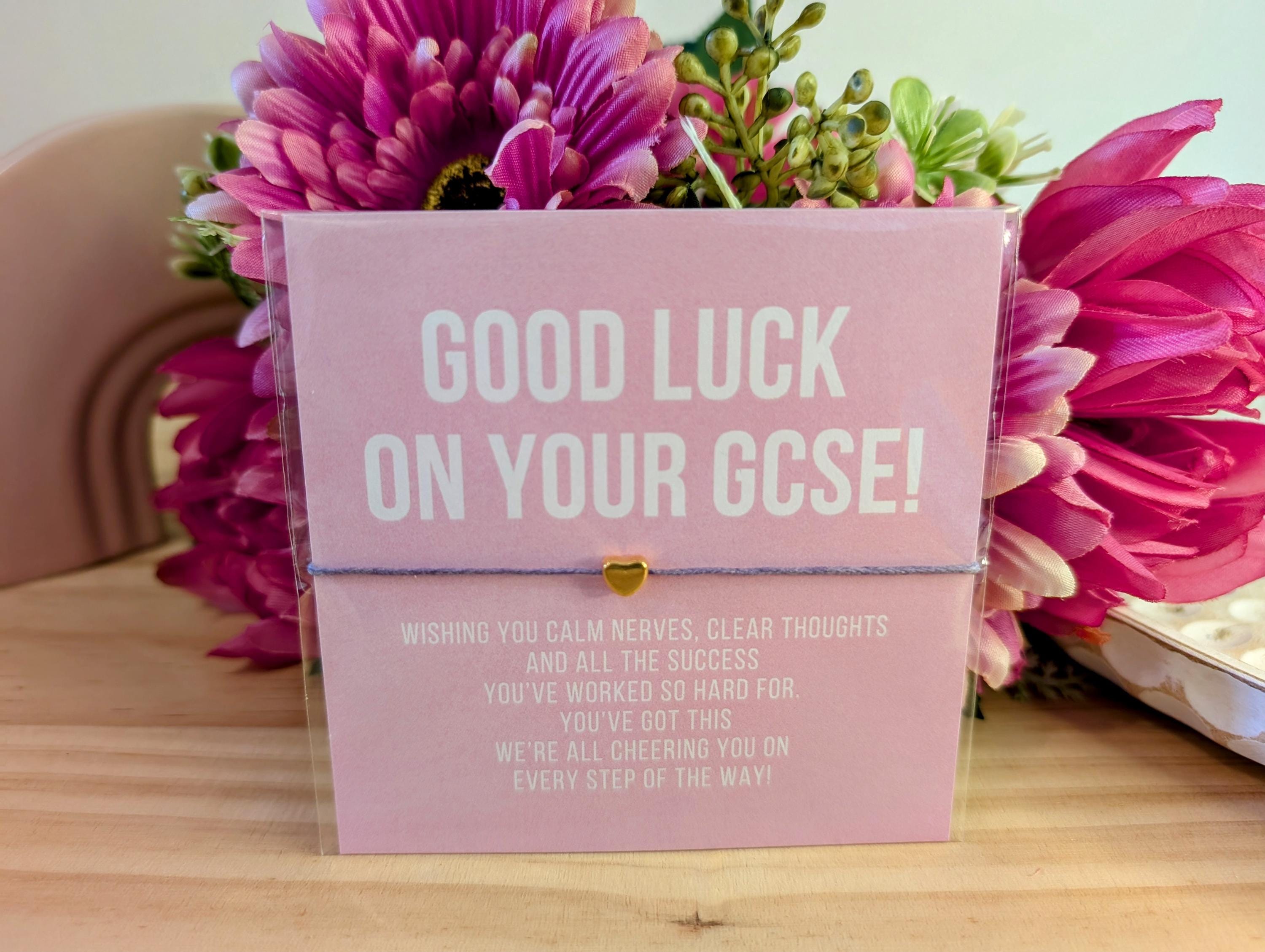 GCSE Good Luck Exam Survival Bracelet