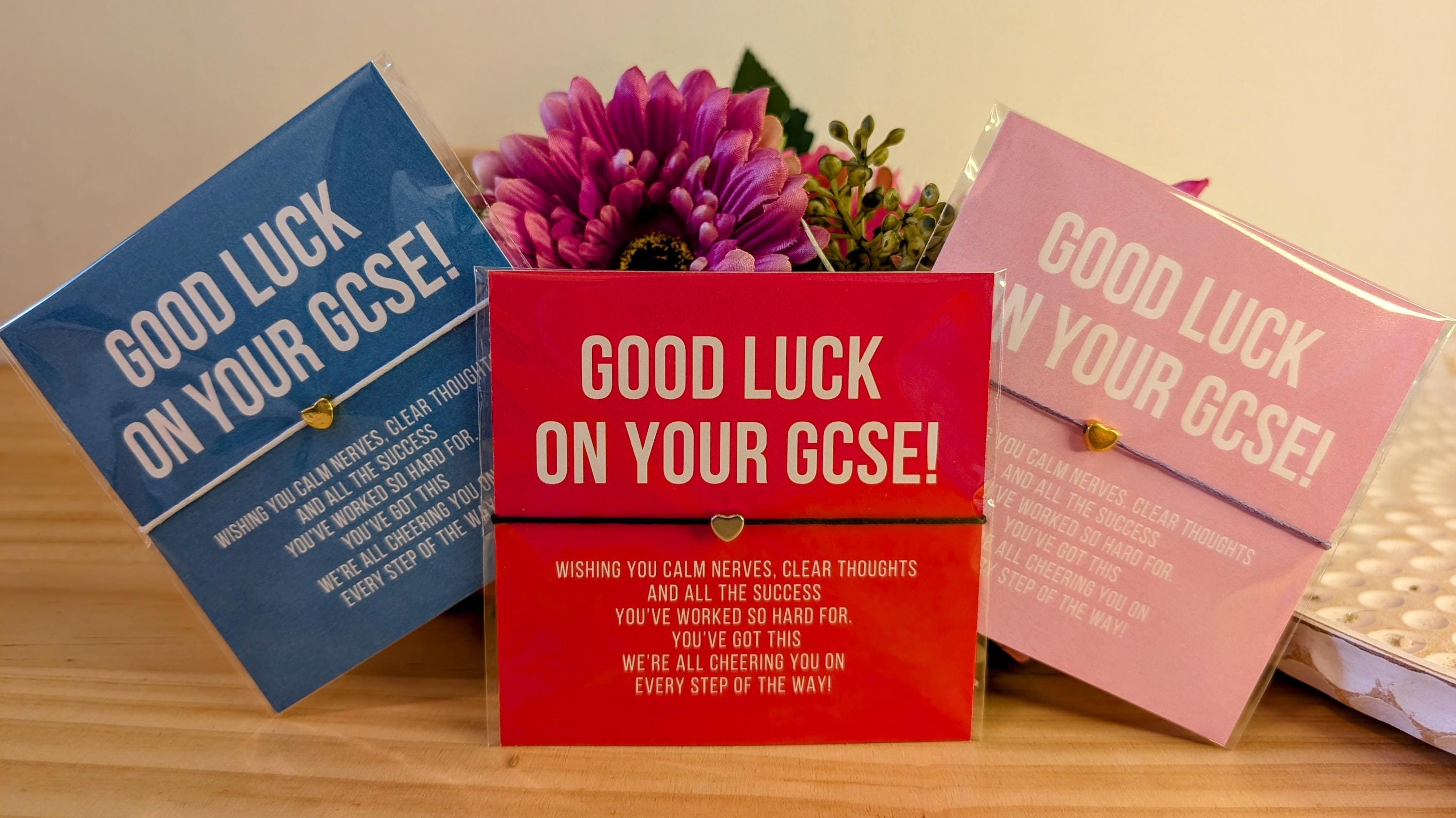 GCSE Good Luck Exam Survival Bracelet