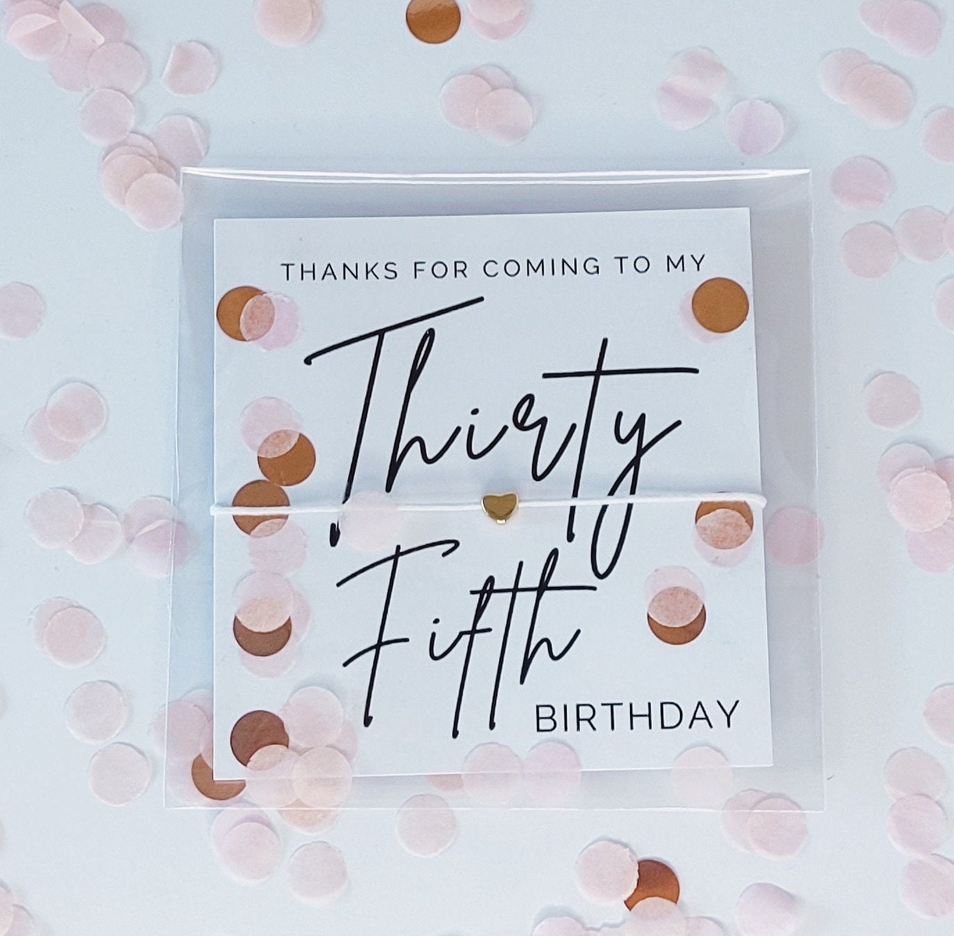 Personalized Birthday Bracelet Party Favors