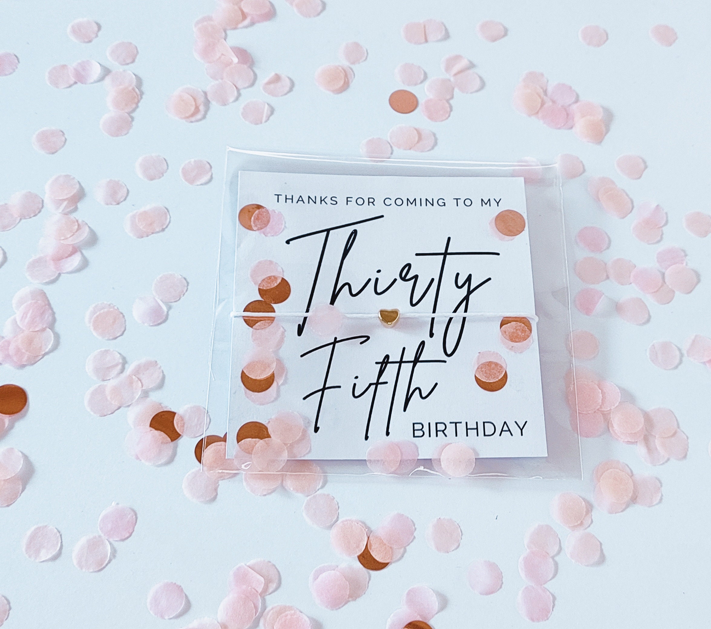 Personalized Birthday Bracelet Party Favors
