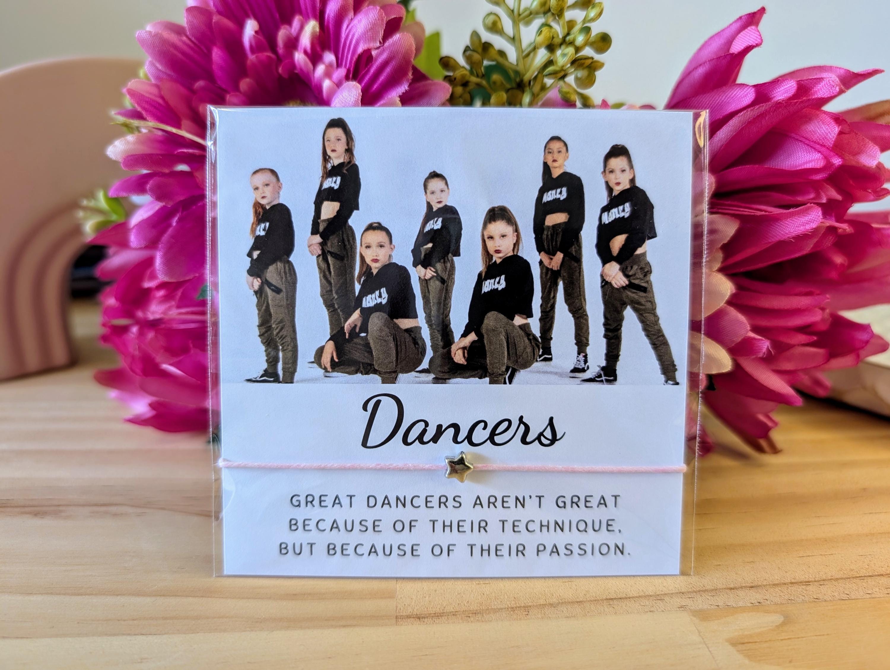 Personalized Dance Photo Bracelet Card