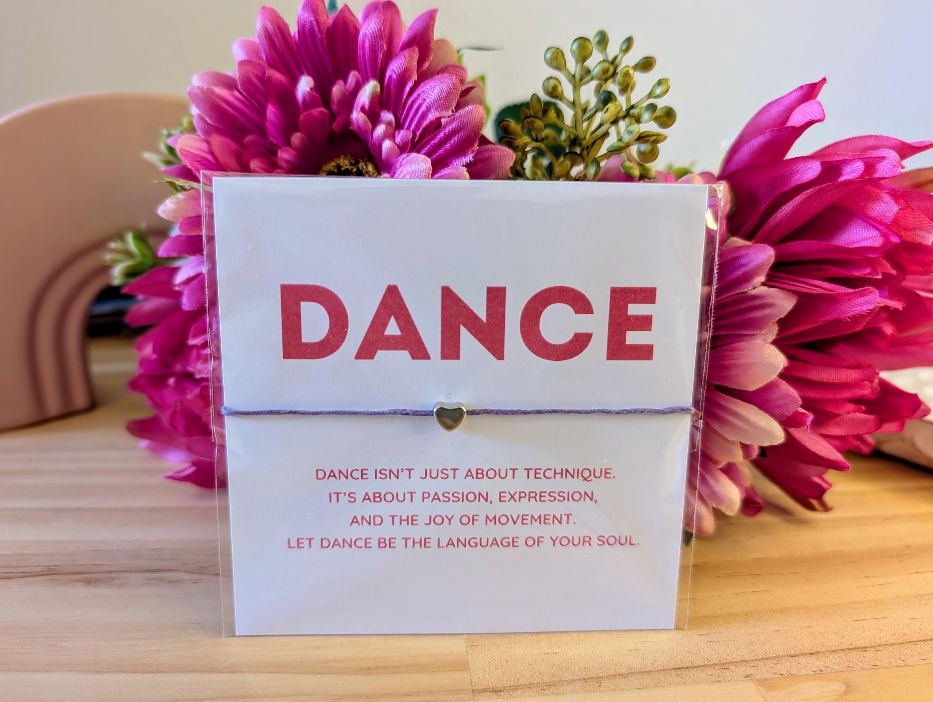 Personalized Dance Team Bracelet Gift