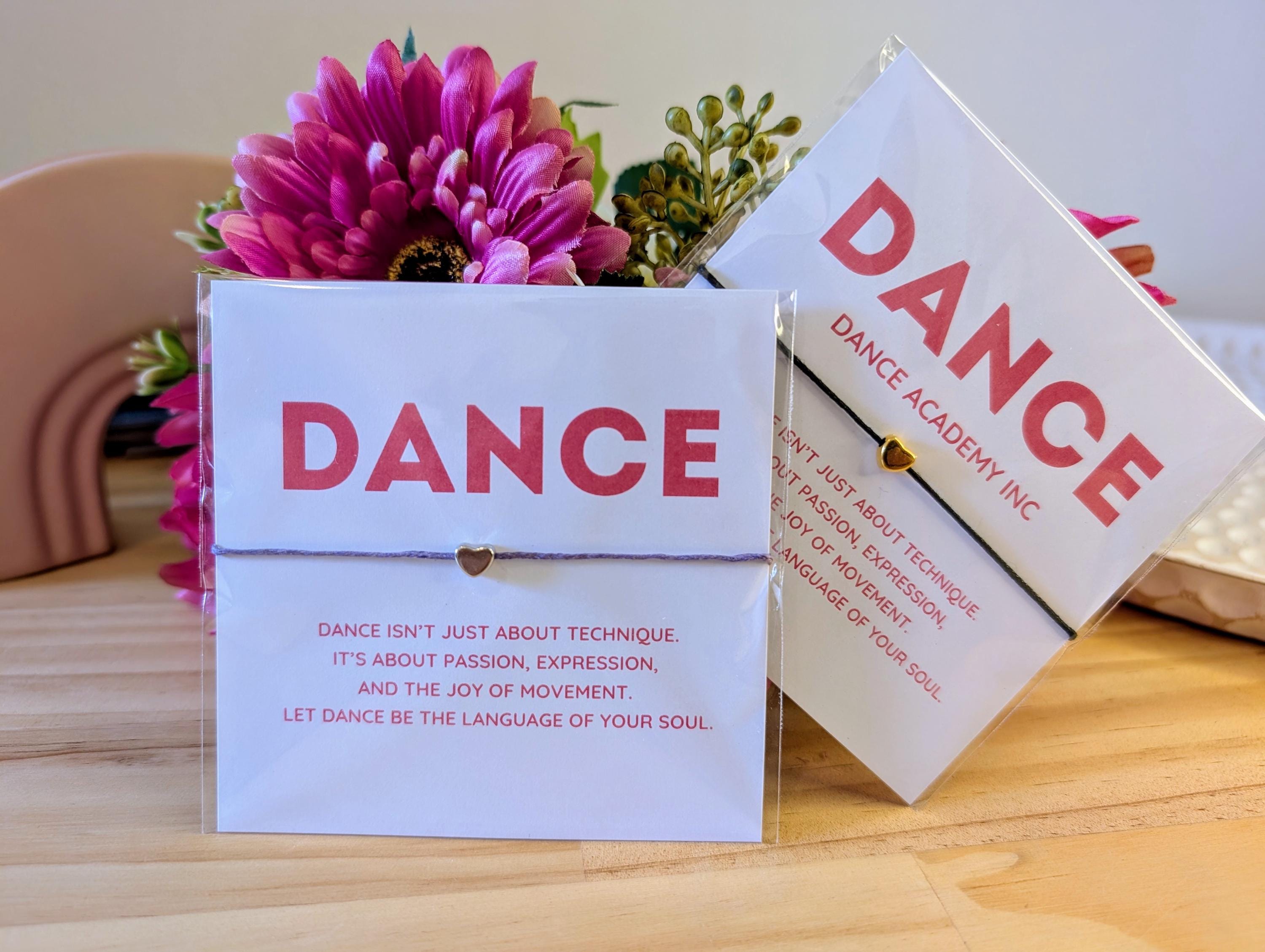 Personalized Dance Team Bracelet Gift