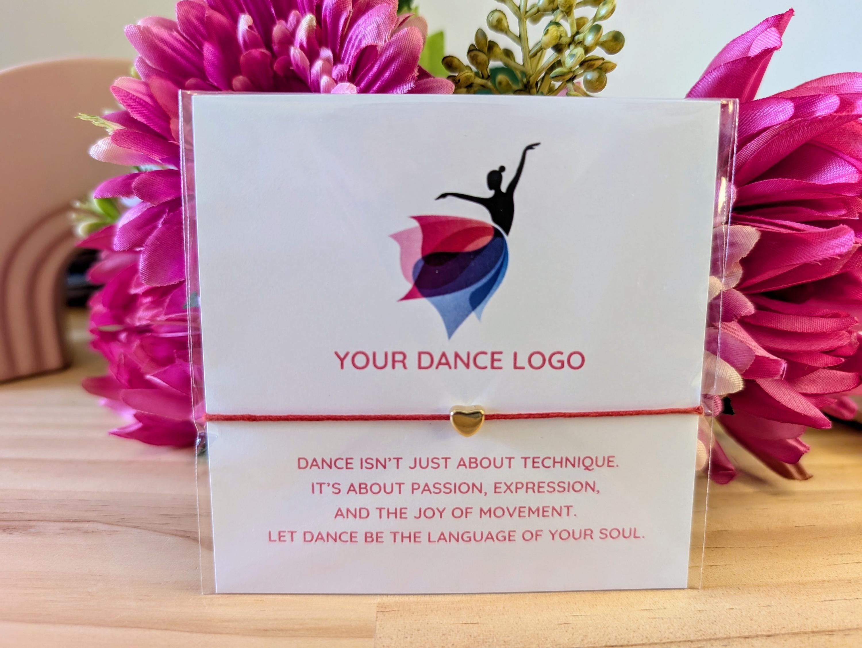 Personalized Dance Team Bracelet Gift