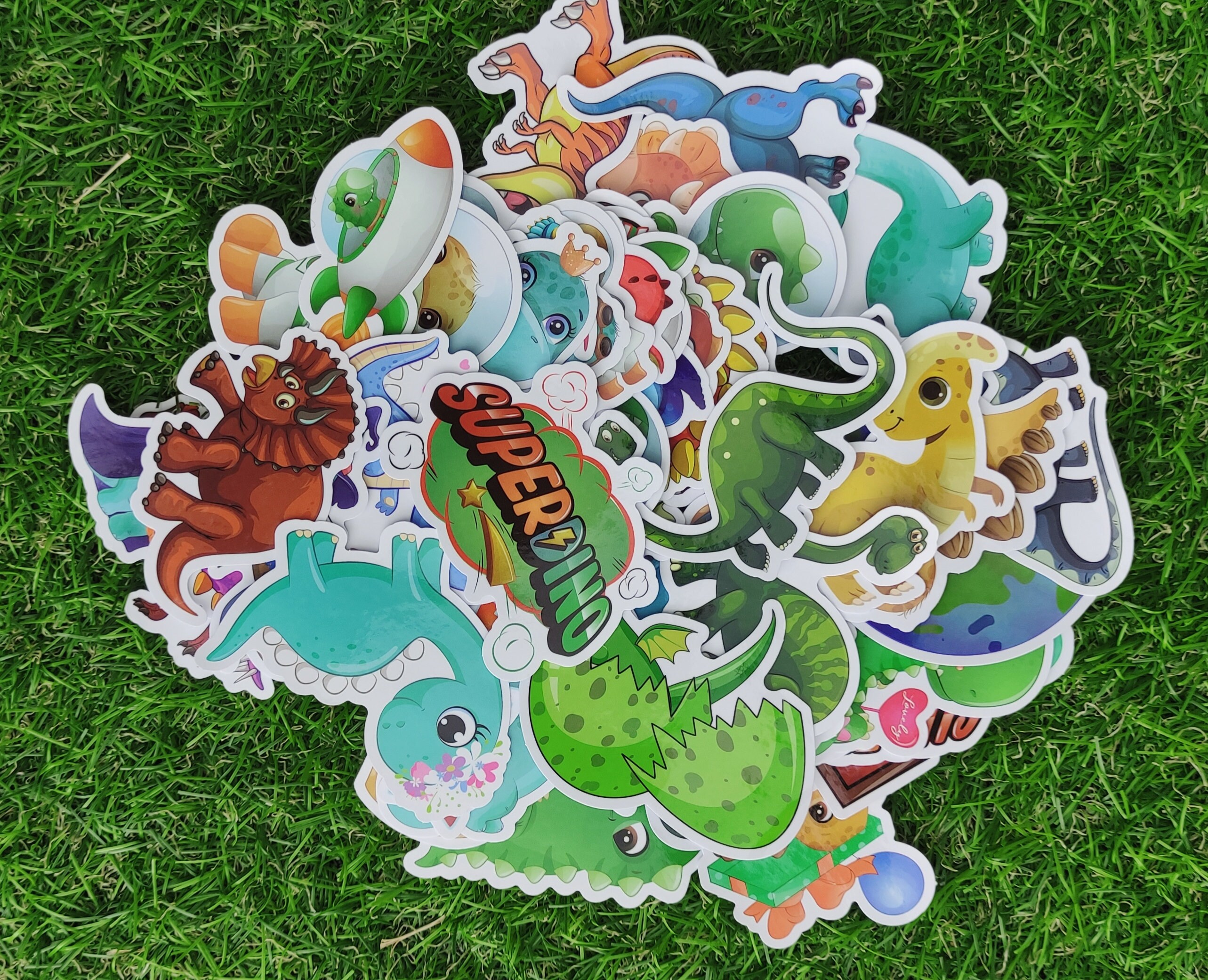 Personalized Dinosaur Birthday Favor Packs