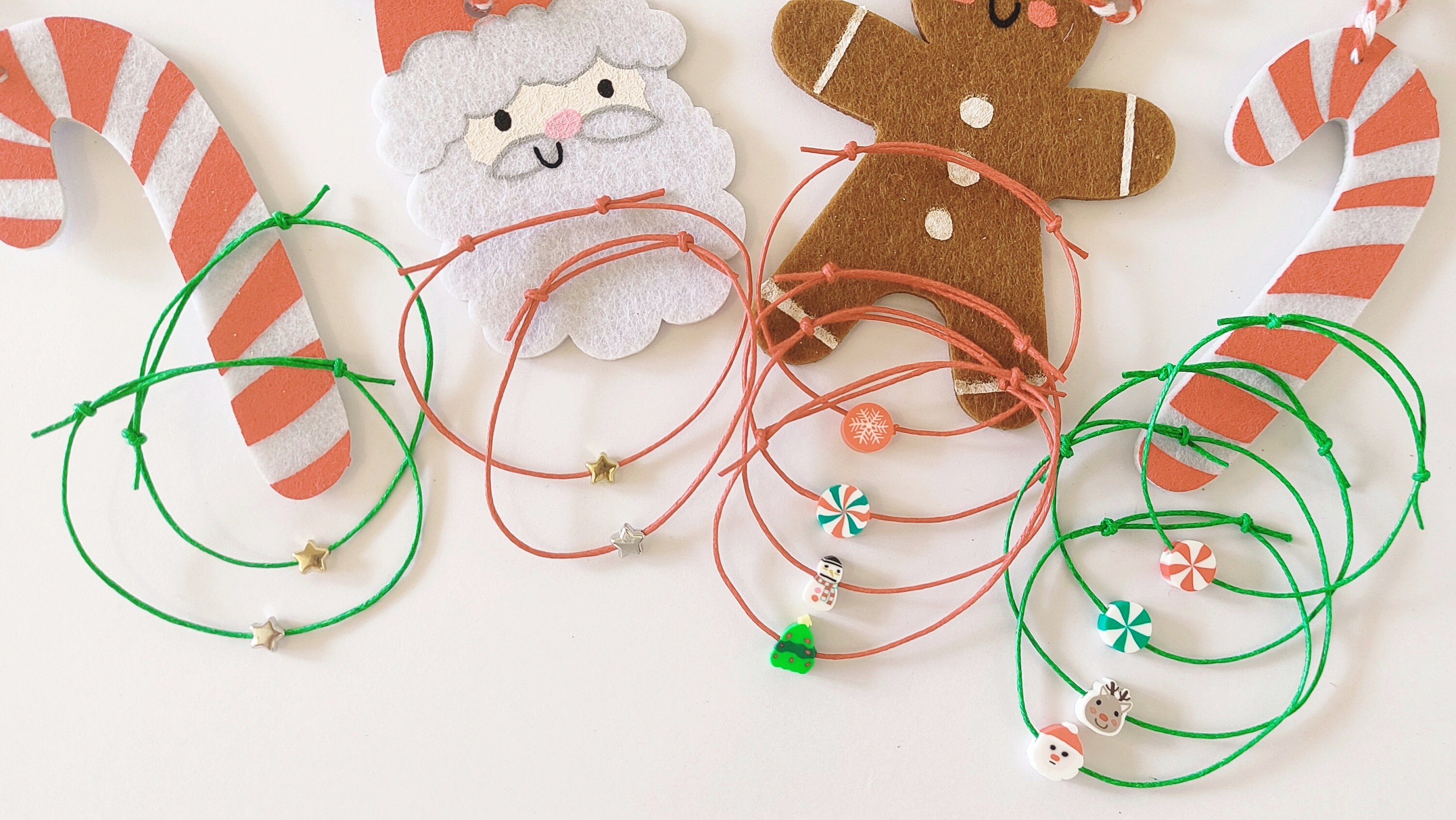 Personalized Merry Christmas Team Bracelet Favor