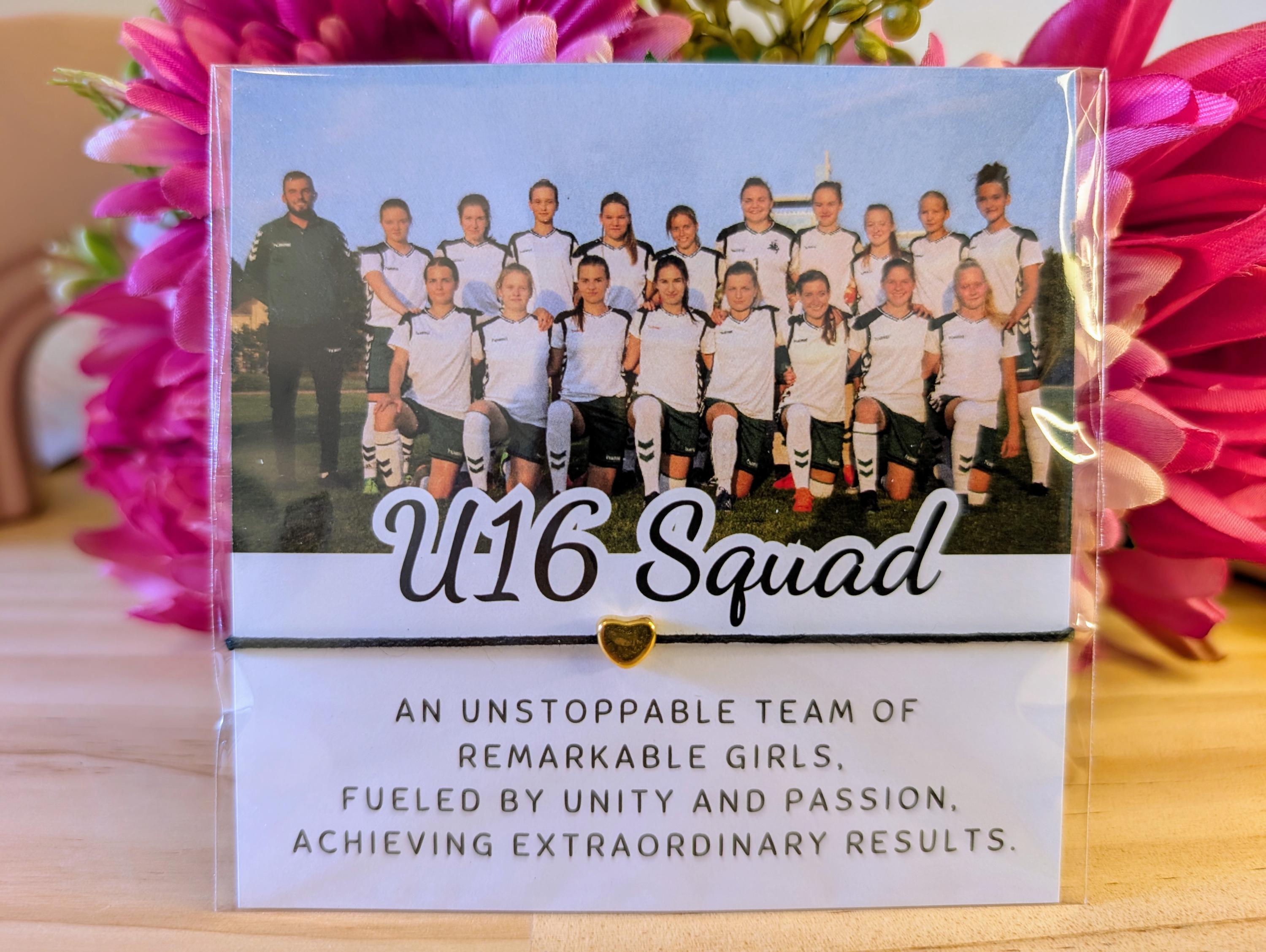 Personalized Sports Team Photo Bracelet Favor