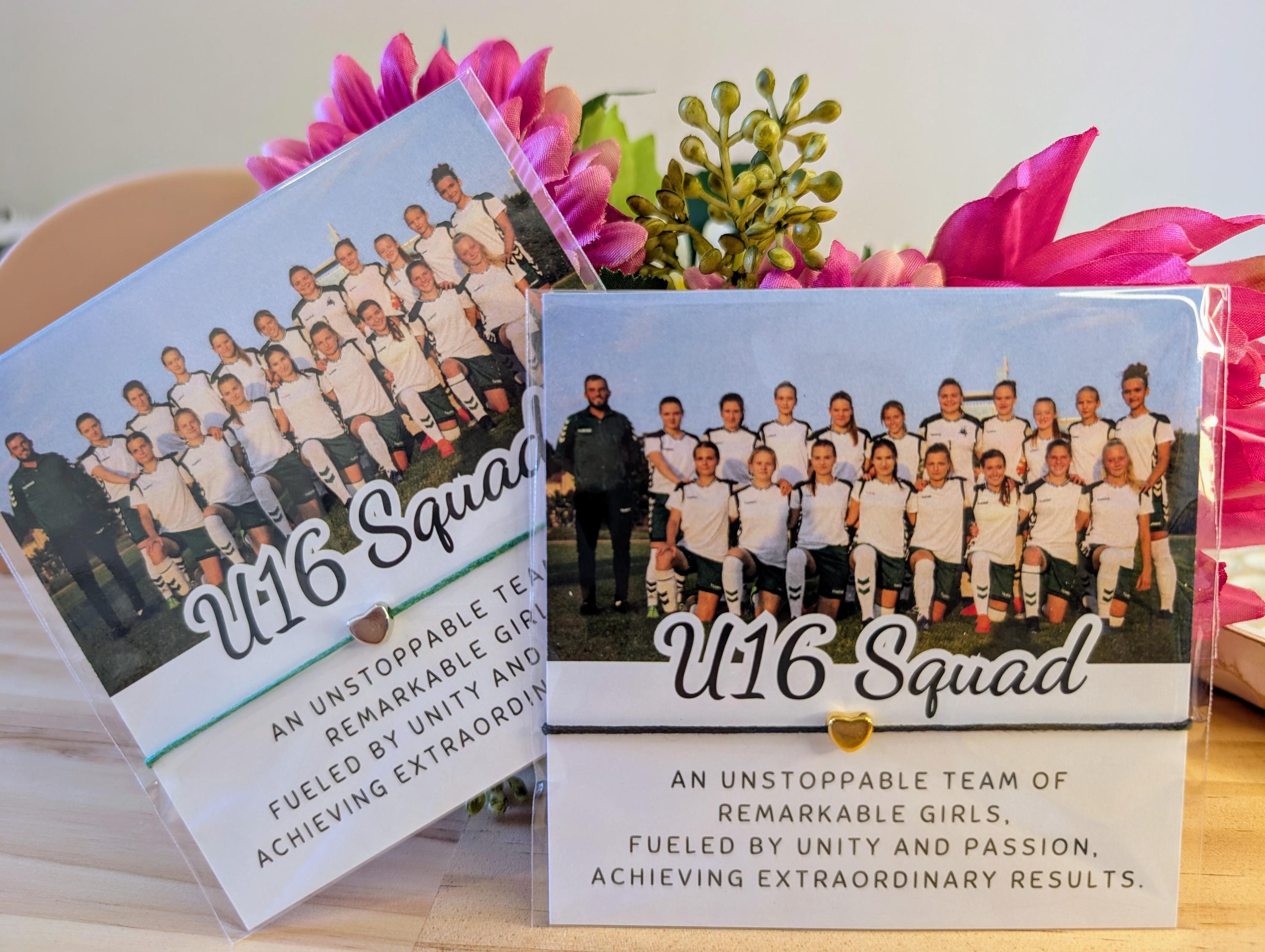 Personalized Sports Team Photo Bracelet Favor